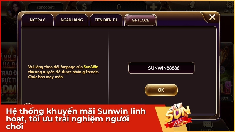 Hệ thống khuyến mãi Sunwin linh hoạt, tối ưu trải nghiệm người chơi