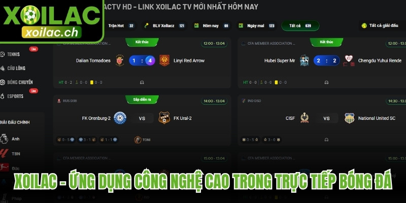 xoilac 25 - Xoilac – Ứng Dụng Công Nghệ Cao Trong Trực Tiếp Bóng Đá